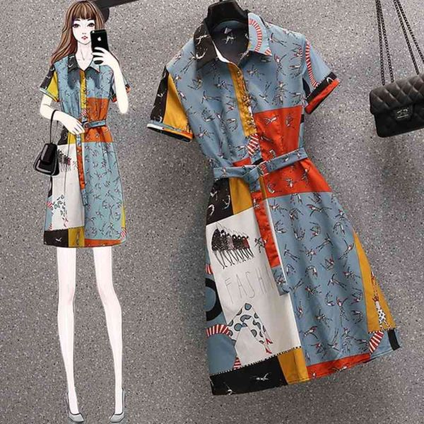 summer women fashion dress floral print patchwork chiffon loose belt female runway casual 210531, Black;gray
summer women fashion dress floral print patchwork chiffon loose belt female runway casual 210531, Black;gray