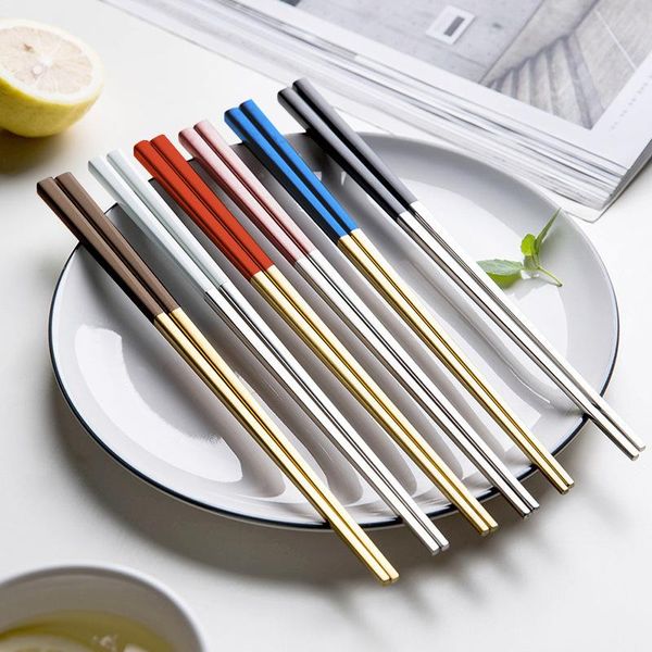 chopsticks 1pc european style 304 stainless steel all square set anti-skid and anti-scalding hollow metal
chopsticks 1pc european style 304 stainless steel all square set anti-skid and anti-scalding hollow metal