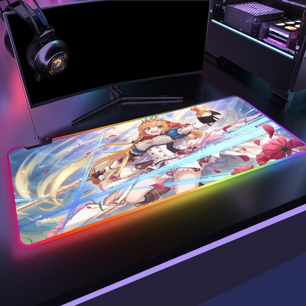 mouse pads & wrist rests anime princess link re:dive rgb gaming pad big breast girl computer led gamer large mause usb for pc desk support d
mouse pads & wrist rests anime princess link re:dive rgb gaming pad big breast girl computer led gamer large mause usb for pc desk support d
