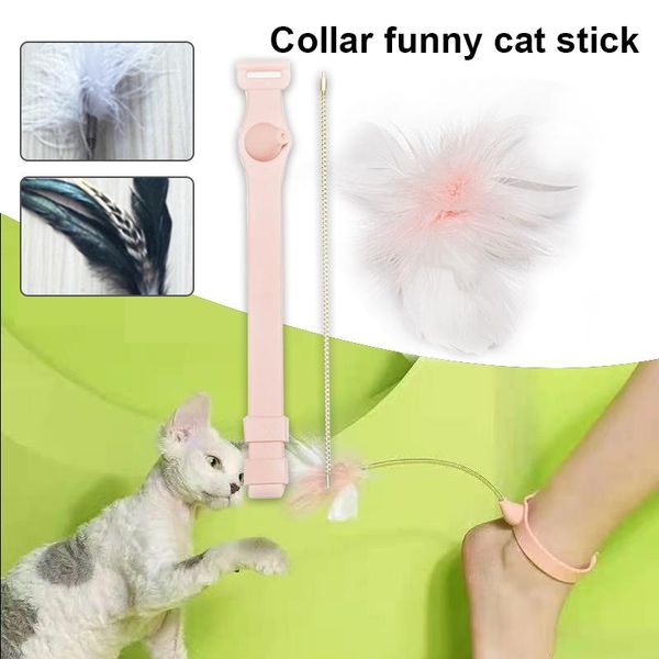 collars fun cat sticks silicone spring feather relieve boredon removable toys @ls
collars fun cat sticks silicone spring feather relieve boredon removable toys @ls