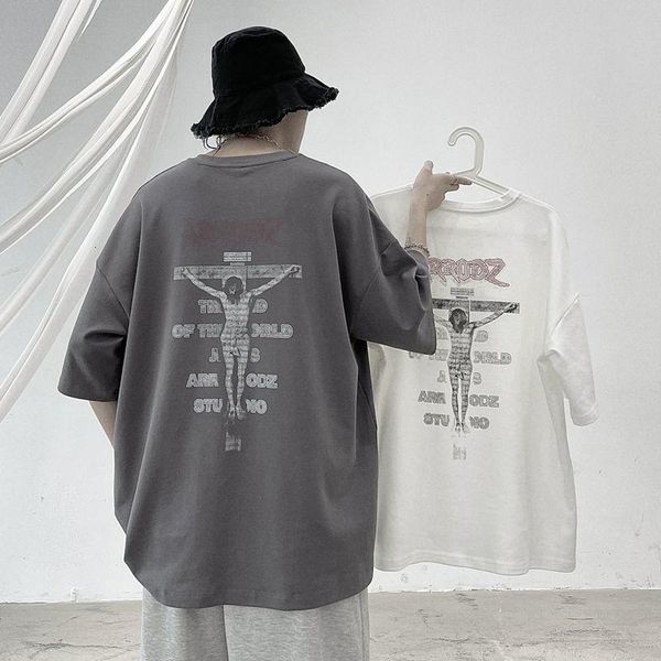 men's t-shirts hybskr high street style dark print men tshirt loose casual harajuku male t shirt short sleeve t-shirt for women fashion, White;black
men's t-shirts hybskr high street style dark print men tshirt loose casual harajuku male t shirt short sleeve t-shirt for women fashion, White;black
