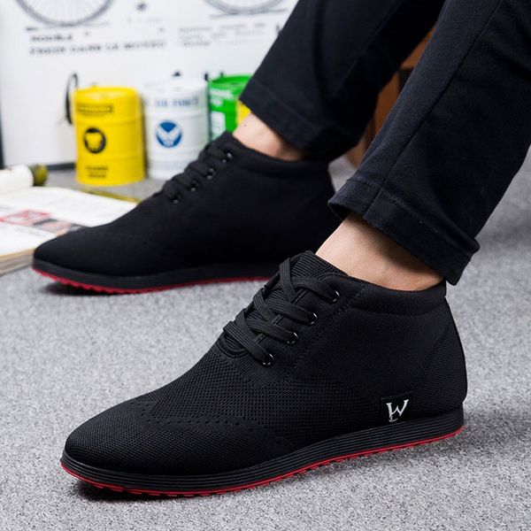 dress shoes high-men breathable casual lace-up canvas autumn winter fashion flat zapatillas hombre 1hv2 1eur, Black
dress shoes high-men breathable casual lace-up canvas autumn winter fashion flat zapatillas hombre 1hv2 1eur, Black
