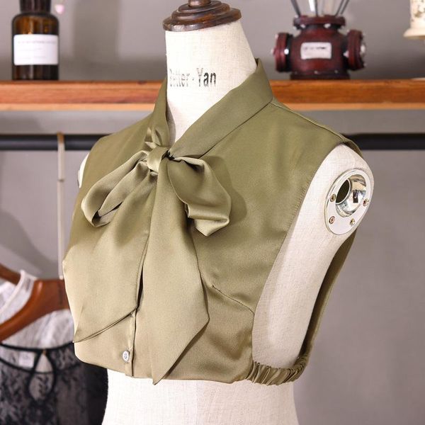 bow ties front bowknots fake collar for women detachable collars lace false stand woman removable half shirt, Black;gray
bow ties front bowknots fake collar for women detachable collars lace false stand woman removable half shirt, Black;gray