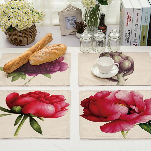 mats & pads 1pcs flower pattern placemat dining table mat drink cotton linen bowl cup 42*32cm kitchen accessories mp0023
mats & pads 1pcs flower pattern placemat dining table mat drink cotton linen bowl cup 42*32cm kitchen accessories mp0023