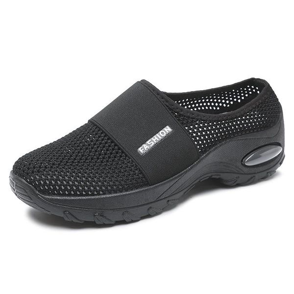 slippers large size 42 breathable mesh surface slipper women slope heel thick sole set foot beach shoes fashion zapatillas mujer, Black
slippers large size 42 breathable mesh surface slipper women slope heel thick sole set foot beach shoes fashion zapatillas mujer, Black