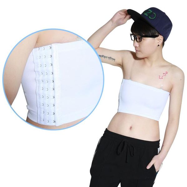 women's shapers chest binder strapless tomboy buckle short breast trans vest tee super flat bra les lesbian casual bust corset, Black;white
women's shapers chest binder strapless tomboy buckle short breast trans vest tee super flat bra les lesbian casual bust corset, Black;white