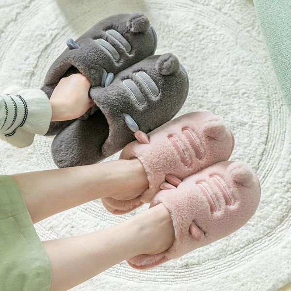 animel designer house couples fur slippers winter warm plush bedroom ladies flat shoes non-slip indoor women furry slipers, Black
animel designer house couples fur slippers winter warm plush bedroom ladies flat shoes non-slip indoor women furry slipers, Black