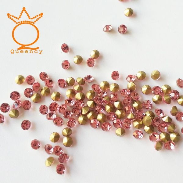 light rose ss3-ss12 1440pcs pointback crystal rhinestone with gold foils jewelry for nails handicraft accessories1, Silver;gold
light rose ss3-ss12 1440pcs pointback crystal rhinestone with gold foils jewelry for nails handicraft accessories1, Silver;gold