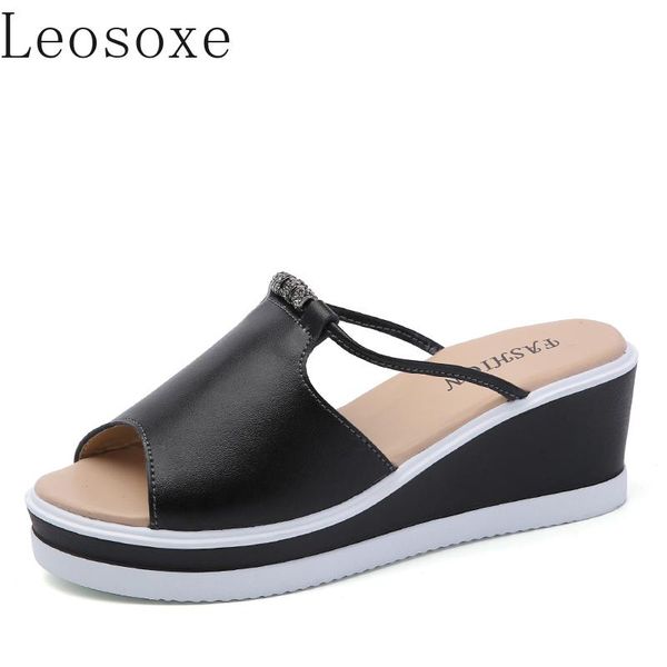 slippers women flip flops platform sandals shoes ladies white middle heel peep toe slides hollow out womens, Black
slippers women flip flops platform sandals shoes ladies white middle heel peep toe slides hollow out womens, Black