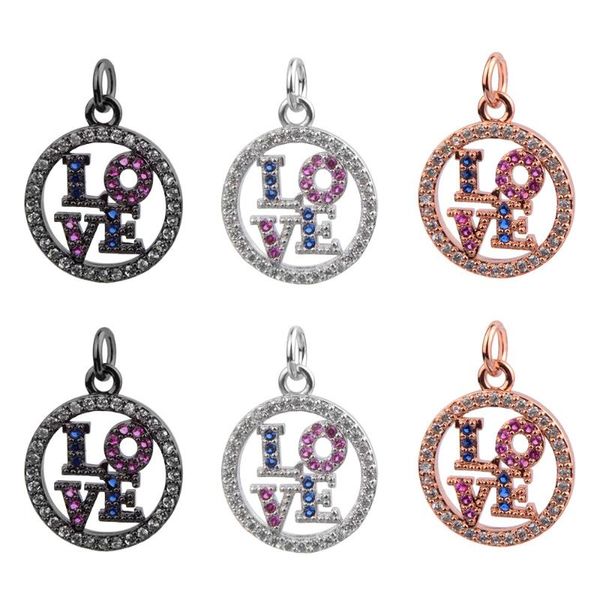 charms diy jewelry making pendant circle love letter charm micro pave shiny zircon connectors component supplies for bracelets necklace, Bronze;silver
charms diy jewelry making pendant circle love letter charm micro pave shiny zircon connectors component supplies for bracelets necklace, Bronze;silver