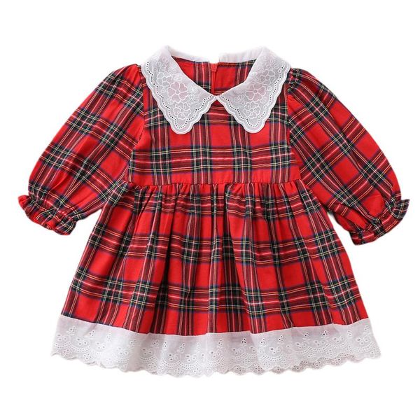 girl's dresses 2021 0-5y sweet kids baby girls dress red plaid print long sleeve lace turn-down neck a-line spring fall clothes, Red;yellow
girl's dresses 2021 0-5y sweet kids baby girls dress red plaid print long sleeve lace turn-down neck a-line spring fall clothes, Red;yellow