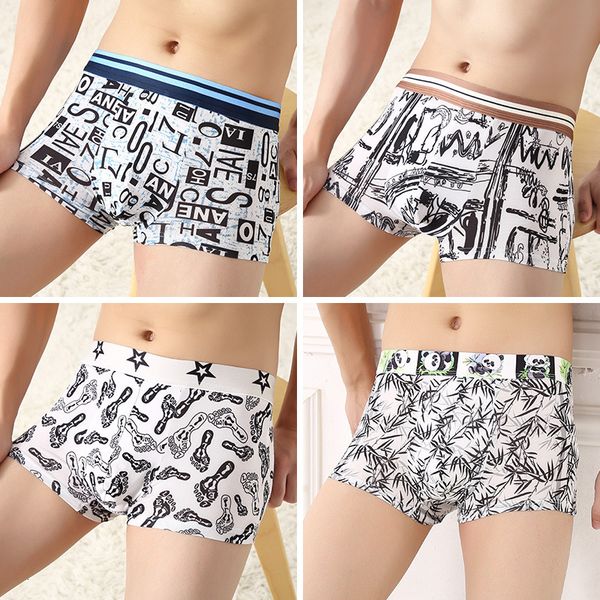 ice men's underwear cool silk boxer pants breathable and dry flat angle youth, Black;white
ice men's underwear cool silk boxer pants breathable and dry flat angle youth, Black;white