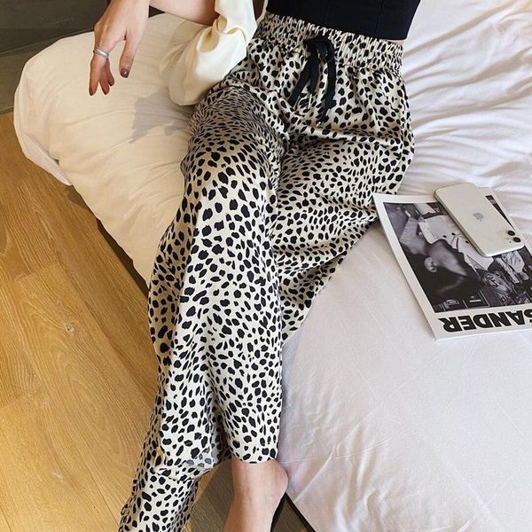 women's pants & capris leopard print wide leg trousers high waist autumn women 2021 fashion casual female streetwear, Black;white
women's pants & capris leopard print wide leg trousers high waist autumn women 2021 fashion casual female streetwear, Black;white