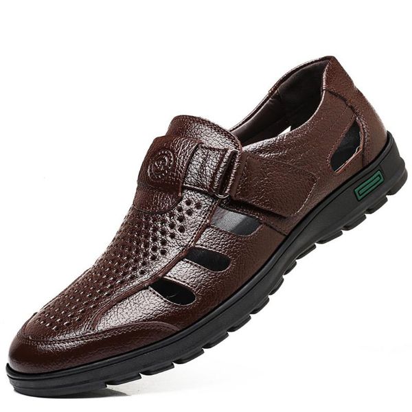 sandals sagace men business casual shoes male 2021 summer leather big size soft comfortable round toe slippers sandalias, Black
sandals sagace men business casual shoes male 2021 summer leather big size soft comfortable round toe slippers sandalias, Black