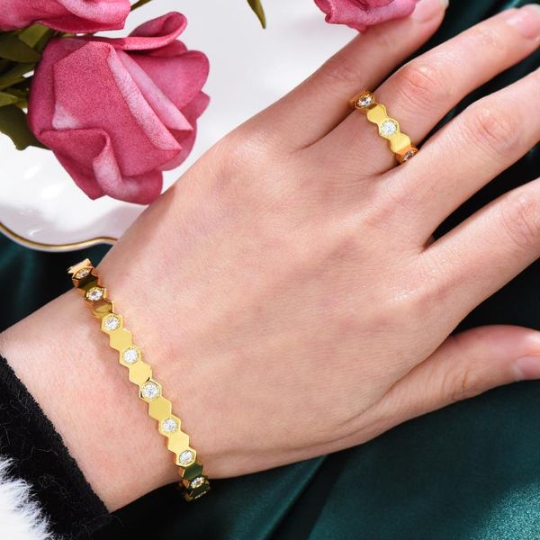 earrings & necklace missvikki trendy stackable sparkly bangle ring set mix match for women full micro cubic zircon party wedding saudi arabi, Silver
earrings & necklace missvikki trendy stackable sparkly bangle ring set mix match for women full micro cubic zircon party wedding saudi arabi, Silver