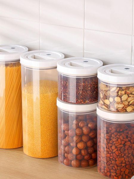 sealed jar with lid household rice storage transparent nut grade kitchen organizer & container bottles jars
sealed jar with lid household rice storage transparent nut grade kitchen organizer & container bottles jars
