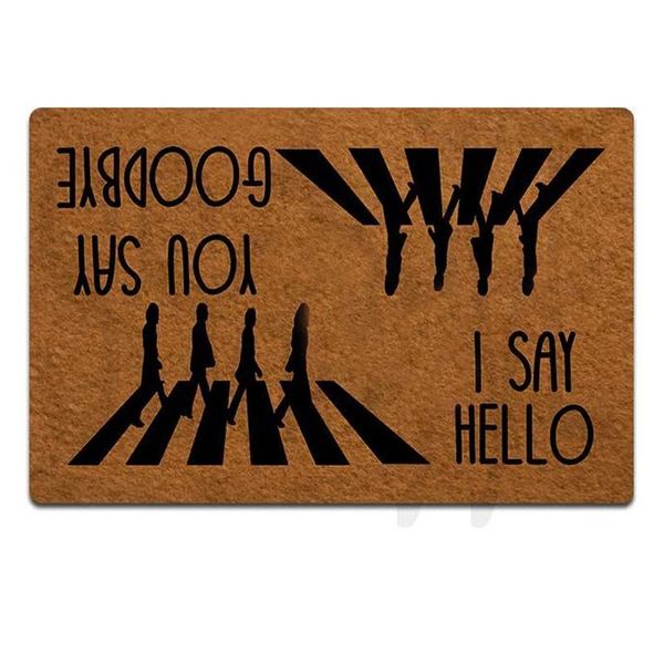 carpets funny front door mat you say goodbye and i hello doormat decor rubber non slip backing for outdoor/indoo
carpets funny front door mat you say goodbye and i hello doormat decor rubber non slip backing for outdoor/indoo