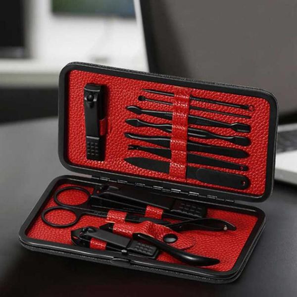 nail art kits 15 in 1 stainless steel manicure pedicure set clippers professional kit scissors grooming with black leat
nail art kits 15 in 1 stainless steel manicure pedicure set clippers professional kit scissors grooming with black leat