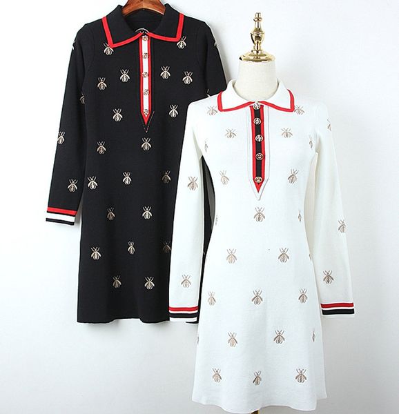 casual dresses spring summer elegant women embroidery turn-down collar shirt dresses buttons knitting mini office lady wwgc, Black;gray
casual dresses spring summer elegant women embroidery turn-down collar shirt dresses buttons knitting mini office lady wwgc, Black;gray