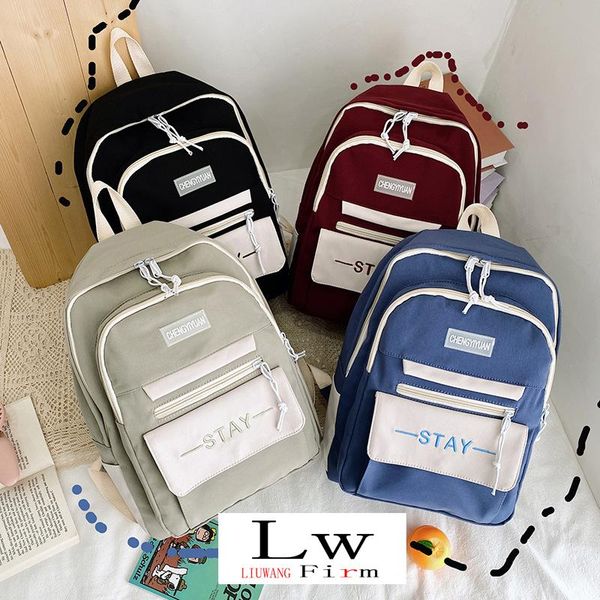 backpack yuan su feng color contrast mori high capacity student bag portable fresh exquisite nylon daily
backpack yuan su feng color contrast mori high capacity student bag portable fresh exquisite nylon daily