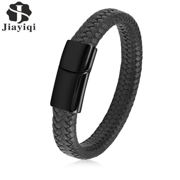 charm bracelets jiayiqi fashion men's woven leather bracelet jewelry punk casual black brown stainless steel magnetic buckle 18.5 / 22, Golden;silver
charm bracelets jiayiqi fashion men's woven leather bracelet jewelry punk casual black brown stainless steel magnetic buckle 18.5 / 22, Golden;silver