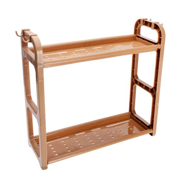 hooks & rails kitchen seasoning bottle holder double-deck bathroom storage shelf rack
hooks & rails kitchen seasoning bottle holder double-deck bathroom storage shelf rack