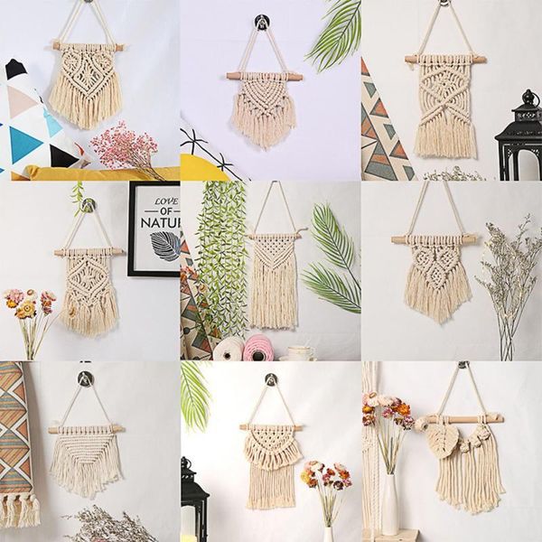 decorative objects & figurines hand-woven pendant macrame wall hanging art woven tapestry gorgeous nordic tassel bohemian crafts decoration
decorative objects & figurines hand-woven pendant macrame wall hanging art woven tapestry gorgeous nordic tassel bohemian crafts decoration