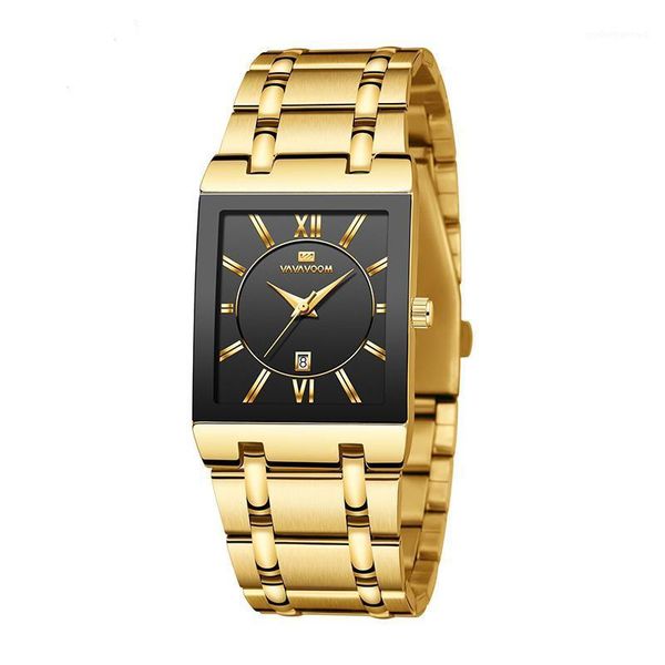 wristwatches creative non-automatic mechanical square men's steel band watch business calendar shi ying waterproof, Slivery;brown
wristwatches creative non-automatic mechanical square men's steel band watch business calendar shi ying waterproof, Slivery;brown
