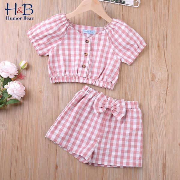 humor bear girls clothes set 2021summer new fashion plaid short sleeve shorts 2pcs casual toddler kids clothes x0902, White
humor bear girls clothes set 2021summer new fashion plaid short sleeve shorts 2pcs casual toddler kids clothes x0902, White