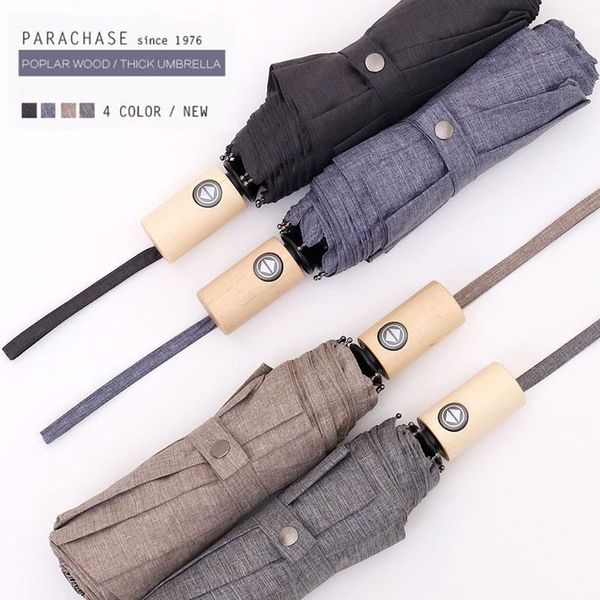 umbrellas tiohoh modern portable three folding umbrella wooden handle 4 colors minimalism windproof steel women
umbrellas tiohoh modern portable three folding umbrella wooden handle 4 colors minimalism windproof steel women