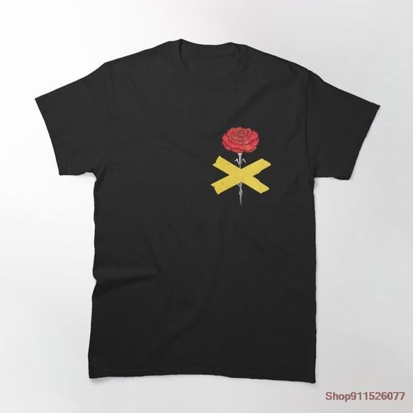 rebel red carnation summer cotton t shirts tee male casual short sleeve crewneck streetwear men's t-shirts, White;black
rebel red carnation summer cotton t shirts tee male casual short sleeve crewneck streetwear men's t-shirts, White;black