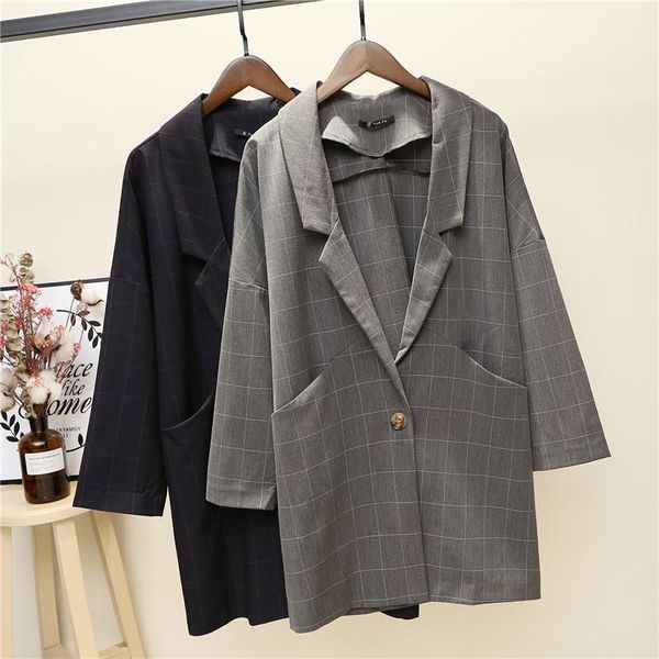 women's suits & blazers autumn korean version of the small suit female long collar loose striped thin blazer women jacket, White;black
women's suits & blazers autumn korean version of the small suit female long collar loose striped thin blazer women jacket, White;black