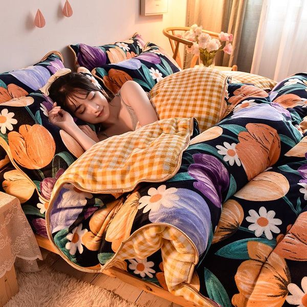 bedding sets winter thick warm milk fleece coral sheets quilt cover flannel 4pcs velvet bed set
bedding sets winter thick warm milk fleece coral sheets quilt cover flannel 4pcs velvet bed set