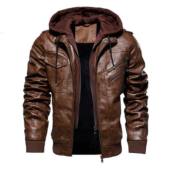men's fur & faux casual motorcycle pu jacket mens winter autumn fashion leather jackets male slim removable hooded warm outwear fl, Black
men's fur & faux casual motorcycle pu jacket mens winter autumn fashion leather jackets male slim removable hooded warm outwear fl, Black
