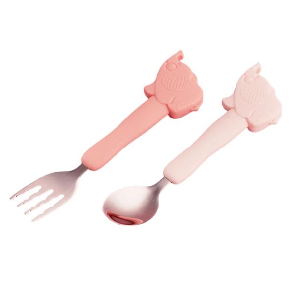 set toddlers tableware stainless steel silicone spoon fork eating cups, dishes & utensils
set toddlers tableware stainless steel silicone spoon fork eating cups, dishes & utensils
