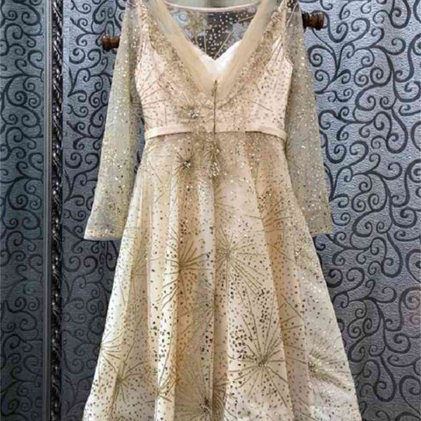 dress dress autumn v back golden beading sequined long sleeve a-line grey apricot party club dresses vestidos festa, Black;gray
dress dress autumn v back golden beading sequined long sleeve a-line grey apricot party club dresses vestidos festa, Black;gray