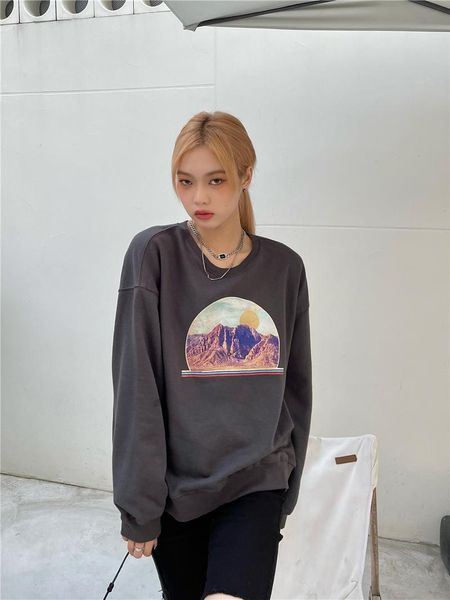 women's hoodies & sweatshirts woman high street printed sweatshirt women o neck long sleeve loose all-match arrival fashion casual lad, Black
women's hoodies & sweatshirts woman high street printed sweatshirt women o neck long sleeve loose all-match arrival fashion casual lad, Black