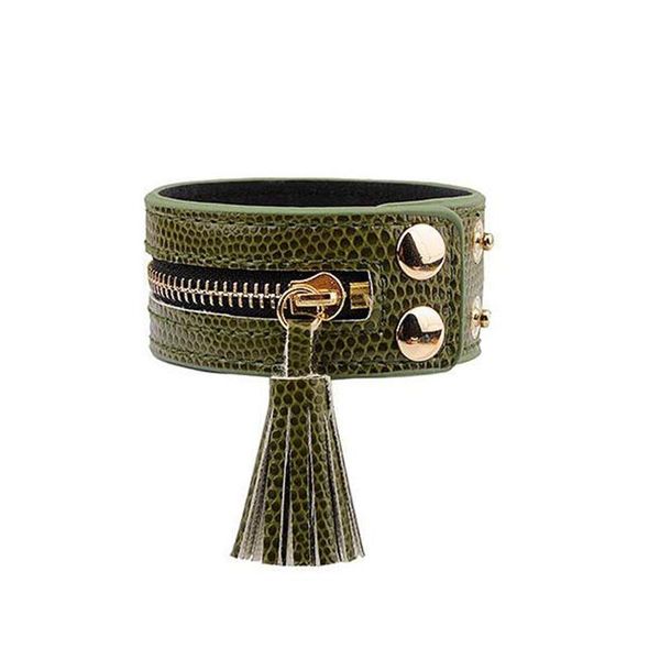 tennis 2021 genuine leather bracelet for women punk in 4 colors zipper with tassel charms, Golden;silver
tennis 2021 genuine leather bracelet for women punk in 4 colors zipper with tassel charms, Golden;silver
