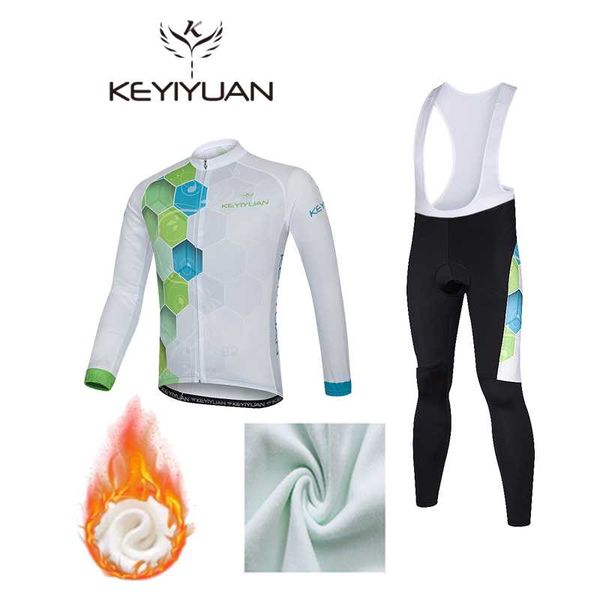 racing sets keyiyuan 2022 winter thermal fleece cycling jersey set men's outdoor mtb bib pants cycle clothing suit ciclismo invernale u, Black;blue 
racing sets keyiyuan 2022 winter thermal fleece cycling jersey set men's outdoor mtb bib pants cycle clothing suit ciclismo invernale u, Black;blue