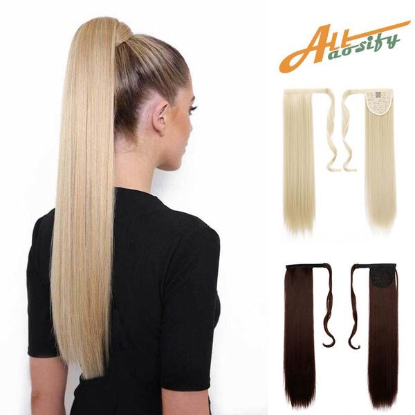synthetic wigs allaosify long straight ponytail clip in hair tail false with hairpins, Black
synthetic wigs allaosify long straight ponytail clip in hair tail false with hairpins, Black