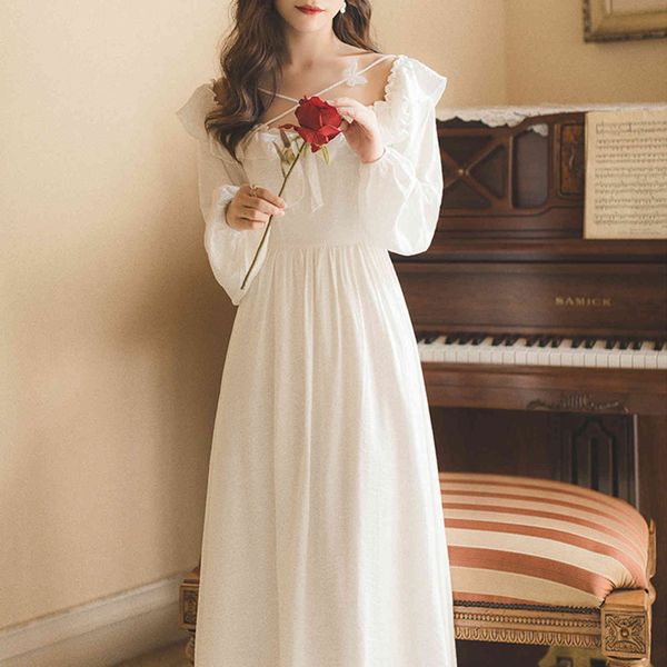 casual dresses elegant long fairy french sleeve women square collar white sweet vintage ruffles fall clothing 0sit, Black;gray 
casual dresses elegant long fairy french sleeve women square collar white sweet vintage ruffles fall clothing 0sit, Black;gray