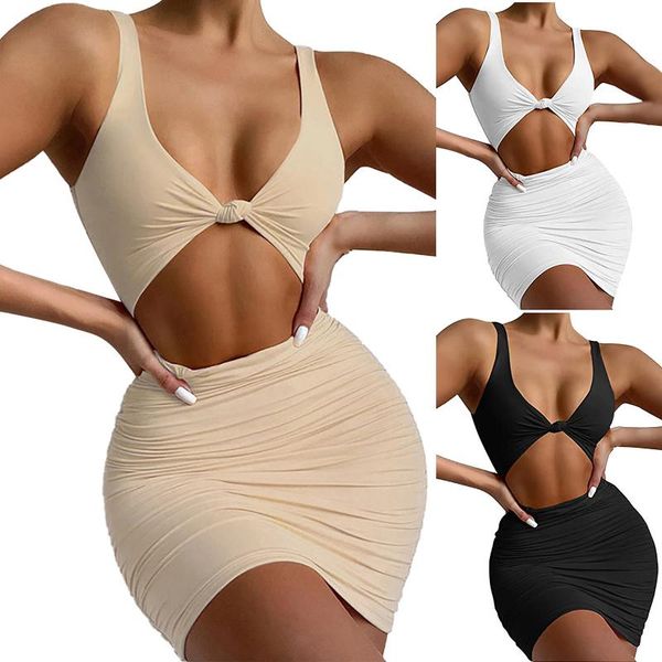 casual dresses women summer sleeveless female solid v-neck backless club party mini sling nightdress dress vestidos verano, Black;gray
casual dresses women summer sleeveless female solid v-neck backless club party mini sling nightdress dress vestidos verano, Black;gray