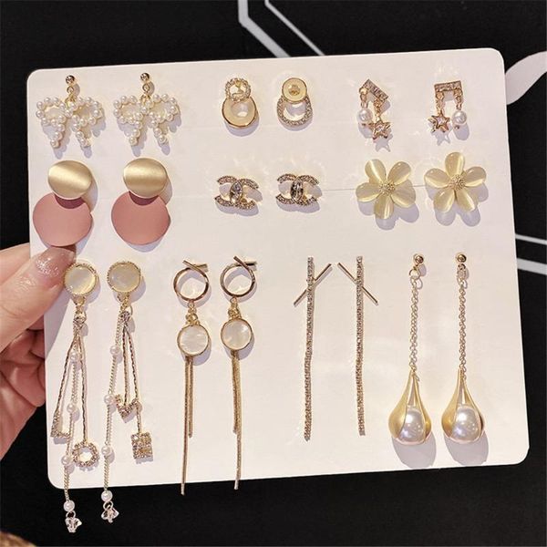 dangle & chandelier noble fashion multi-combination diverse long pearl korean earrings for women 2021 trend jewelry hanging drop earing, Silver
dangle & chandelier noble fashion multi-combination diverse long pearl korean earrings for women 2021 trend jewelry hanging drop earing, Silver
