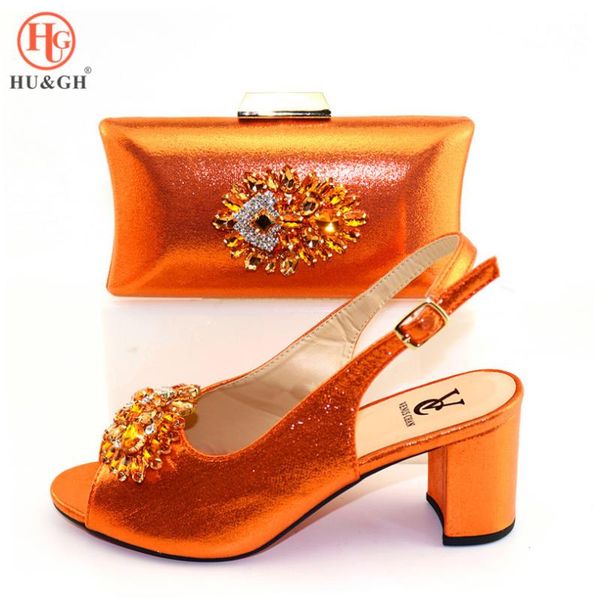 dress shoes fresh orange color italian lady high heels and bag set decorated with rhinestone african women open toe, Black
dress shoes fresh orange color italian lady high heels and bag set decorated with rhinestone african women open toe, Black