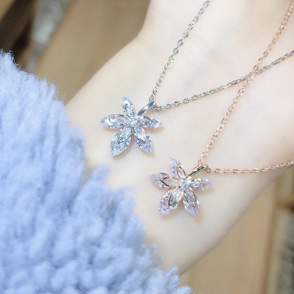 chains qwc 925 sterling silver necklace titanium cherry temperament flower wild sweater round necklaces
chains qwc 925 sterling silver necklace titanium cherry temperament flower wild sweater round necklaces