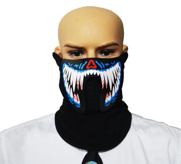 halloween dj music led party mask sound activated led light up mask for dancing night riding skating masquerade
halloween dj music led party mask sound activated led light up mask for dancing night riding skating masquerade