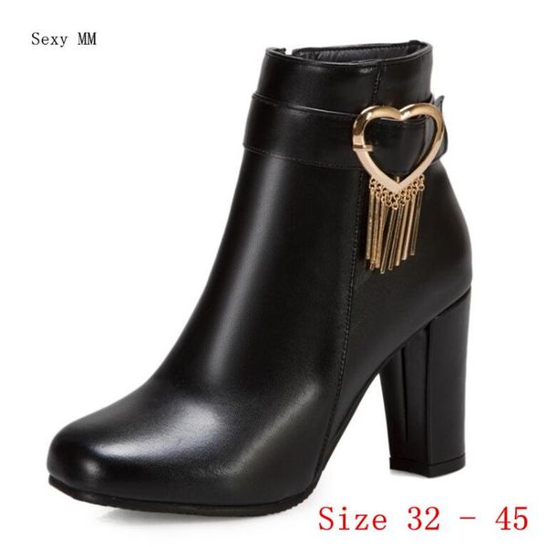 boots spring autumn high heels women ankle woman short heel shoes small plus size 32 - 45, Black
boots spring autumn high heels women ankle woman short heel shoes small plus size 32 - 45, Black
