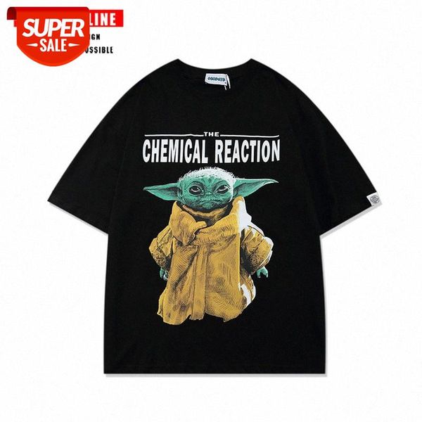 summer men's short-sleeved t-shirt cartoon print hip-hop high street half-sleeved couple tee #jj67, White;black
summer men's short-sleeved t-shirt cartoon print hip-hop high street half-sleeved couple tee #jj67, White;black
