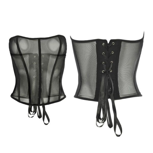 belts women's fashion mesh corset lace up patchwork bustiers with stripe for party k3nf, Black;brown
belts women's fashion mesh corset lace up patchwork bustiers with stripe for party k3nf, Black;brown