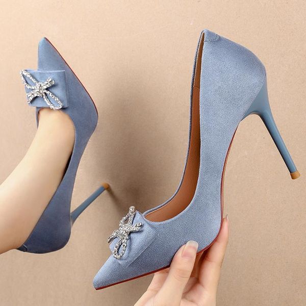 dress shoes 2021 size 34-39 women 10cm extreme high heels pointed toe eden blue flock bling butterfly knots pumps party wedding, Black
dress shoes 2021 size 34-39 women 10cm extreme high heels pointed toe eden blue flock bling butterfly knots pumps party wedding, Black